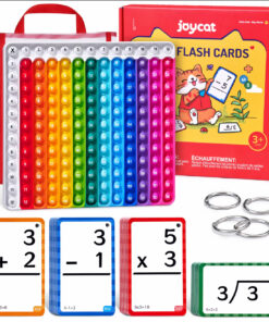 Multiplication Flash Cards Set – Math Learning & Fidget Toy for Kids